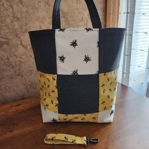 Denim tote bag
